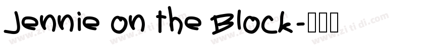 Jennie on the Block字体转换